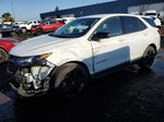 2018 Chevrolet Equinox Lt White vin: 2GNAXKEX3J6289330