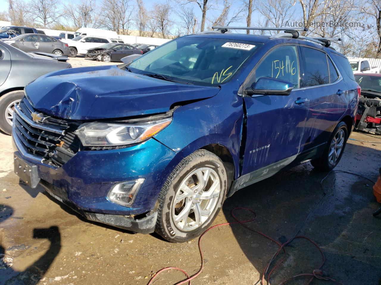 2019 Chevrolet Equinox Lt Blue vin: 2GNAXLEX3K6295734