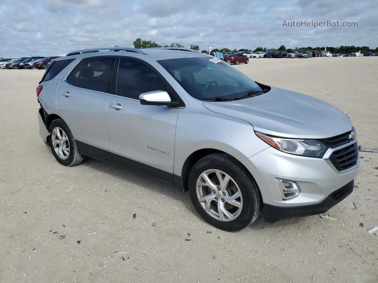 2019 Chevrolet Equinox Lt Silver vin: 2GNAXLEX5K6125147