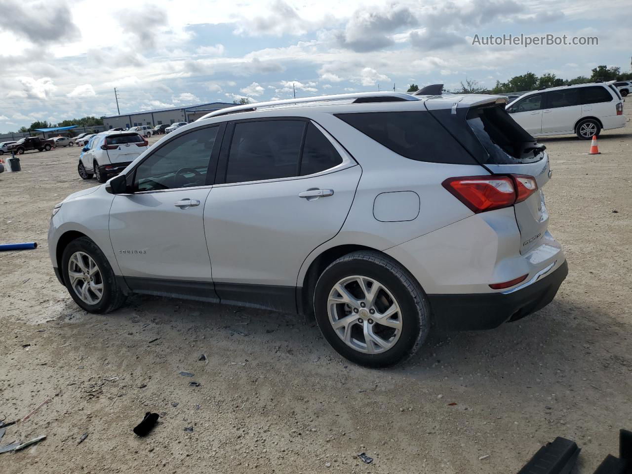 2019 Chevrolet Equinox Lt Silver vin: 2GNAXLEX5K6125147