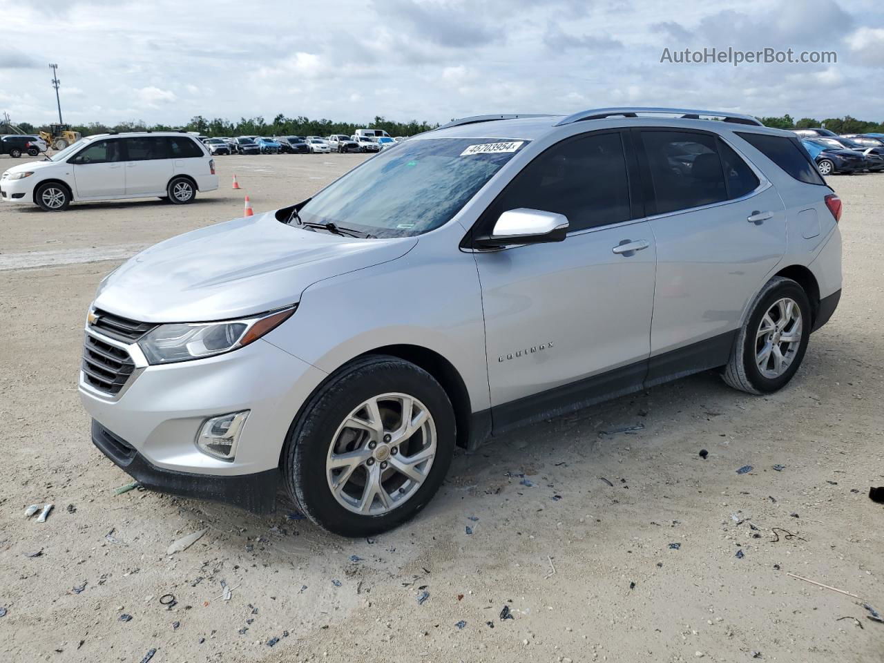 2019 Chevrolet Equinox Lt Silver vin: 2GNAXLEX5K6125147