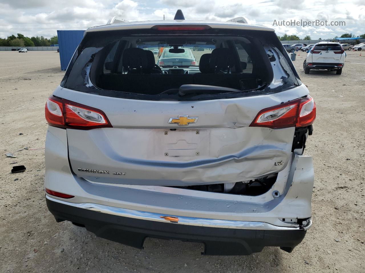 2019 Chevrolet Equinox Lt Silver vin: 2GNAXLEX5K6125147