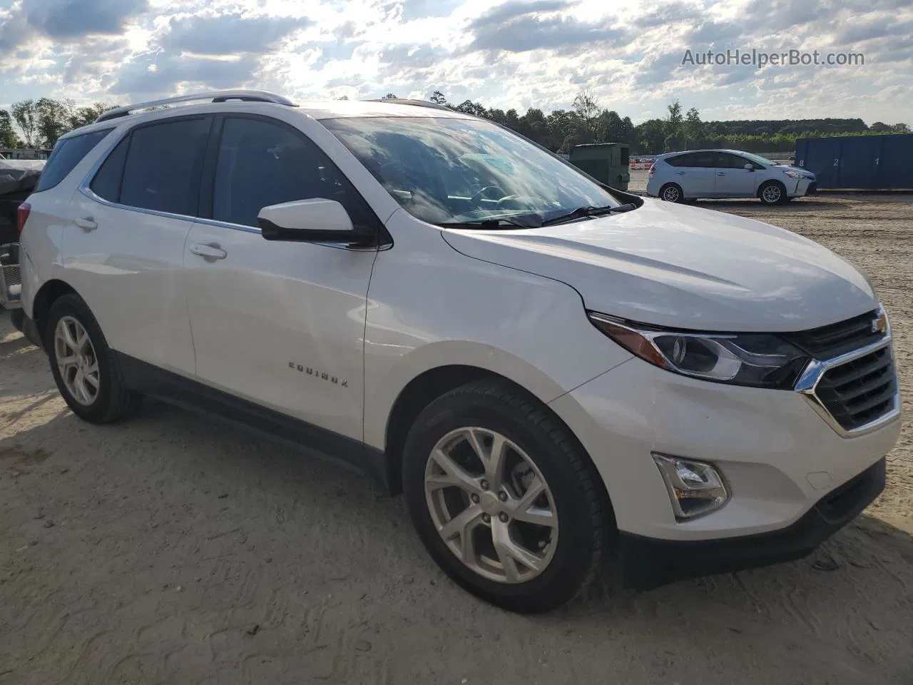 2020 Chevrolet Equinox Lt White vin: 2GNAXLEX5L6181929