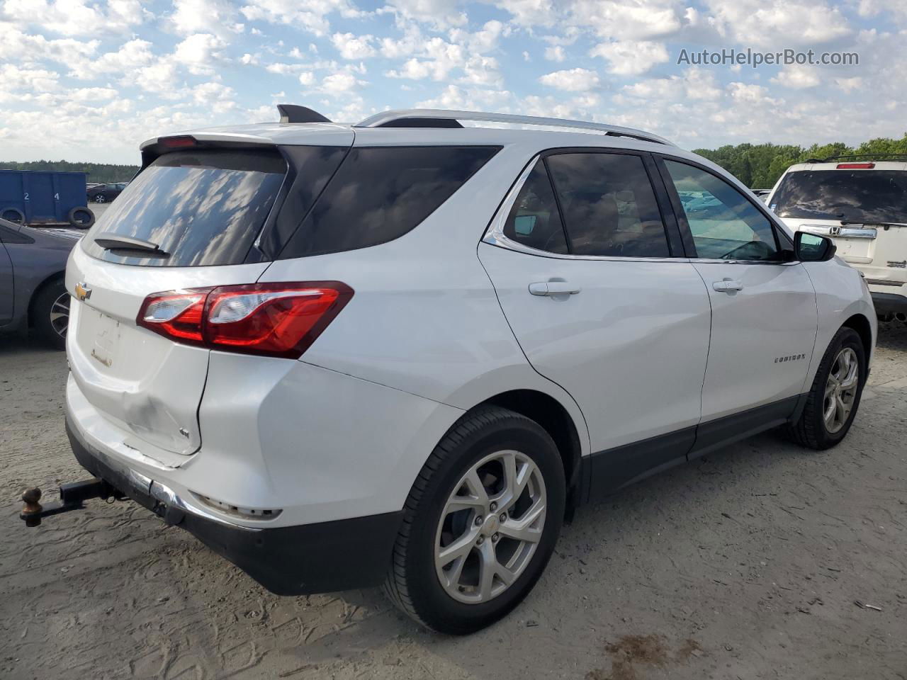 2020 Chevrolet Equinox Lt White vin: 2GNAXLEX5L6181929