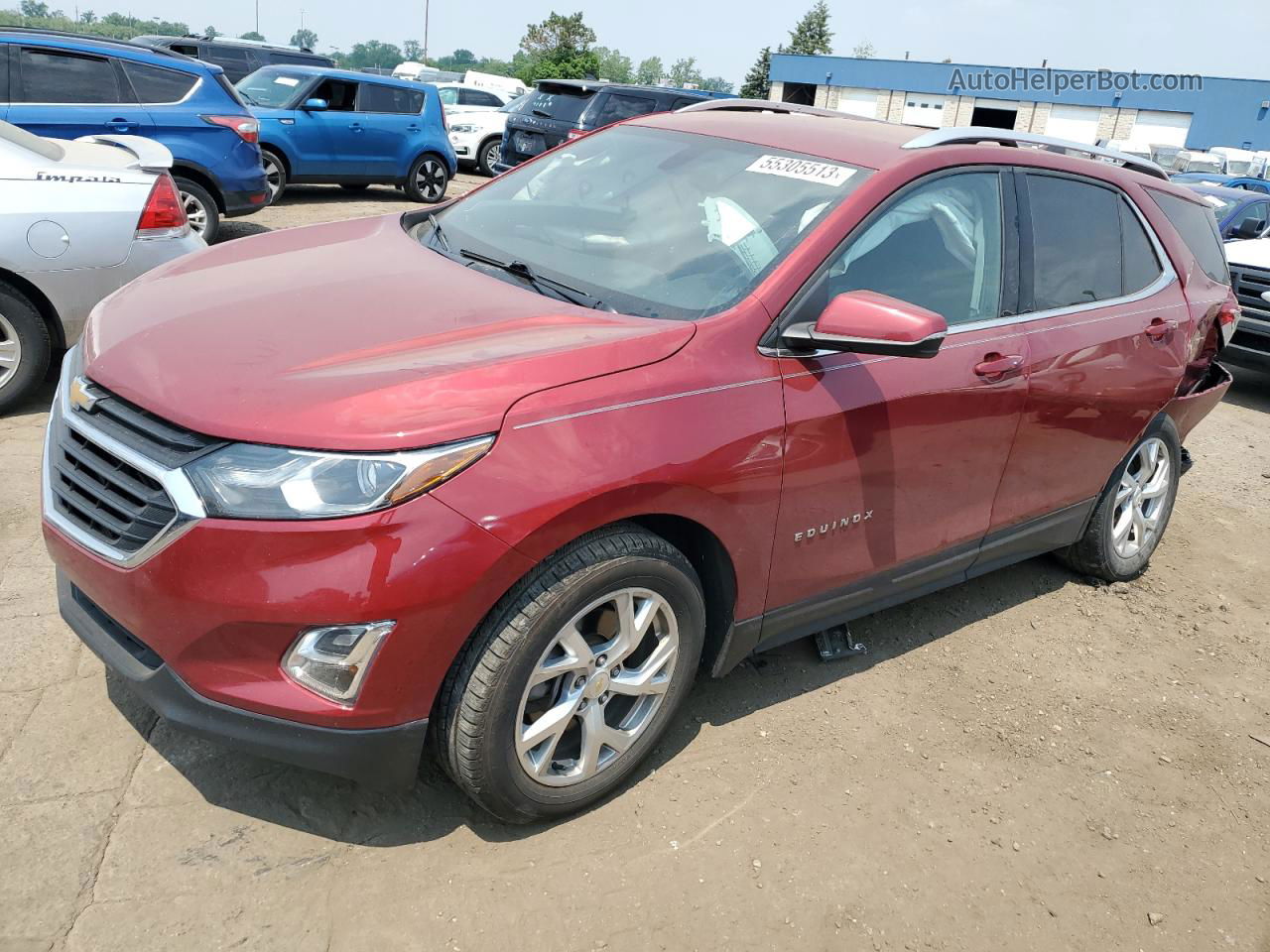 2019 Chevrolet Equinox Lt Red vin: 2GNAXLEX6K6185809