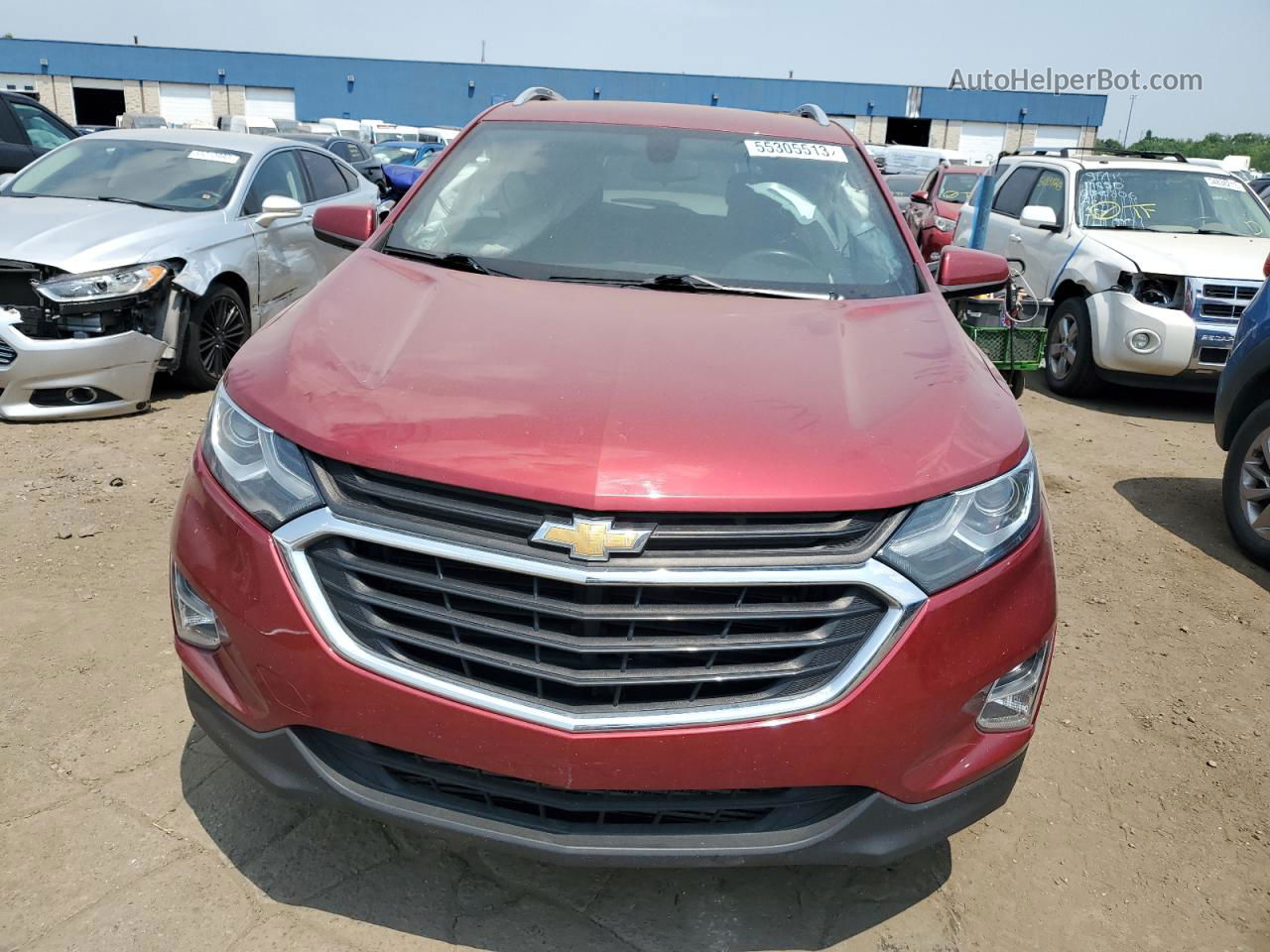 2019 Chevrolet Equinox Lt Red vin: 2GNAXLEX6K6185809