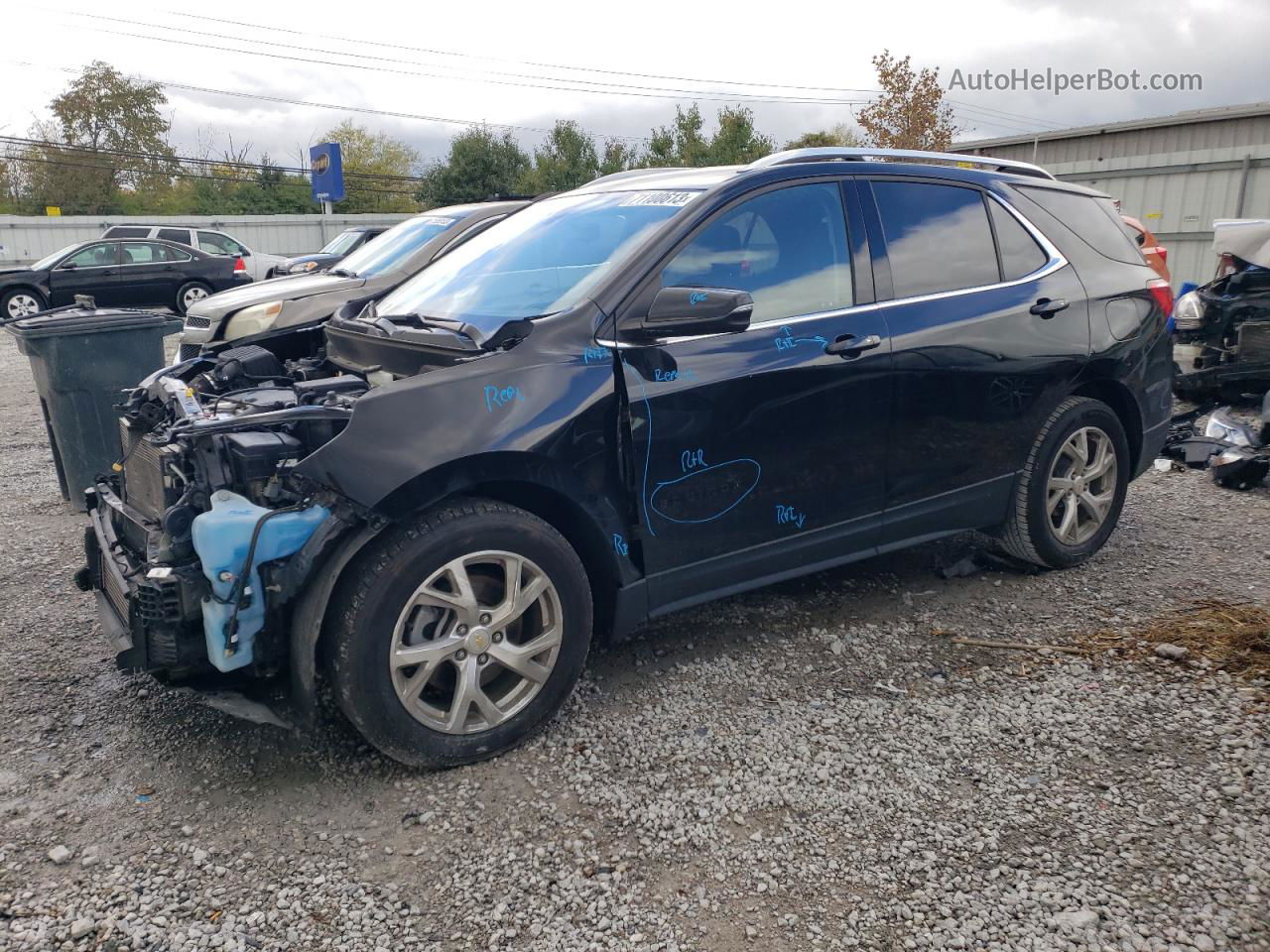 2019 Chevrolet Equinox Lt Черный vin: 2GNAXLEX8K6260879