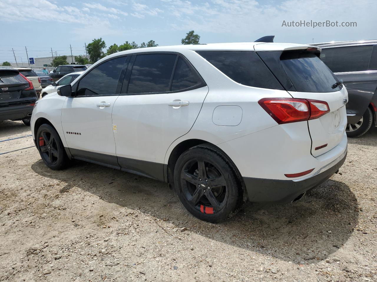 2019 Chevrolet Equinox Lt White vin: 2GNAXLEXXK6226488