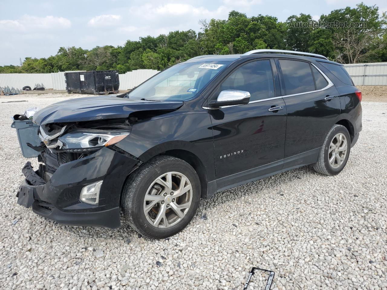 2018 Chevrolet Equinox Premier Black vin: 2GNAXMEV2J6247340