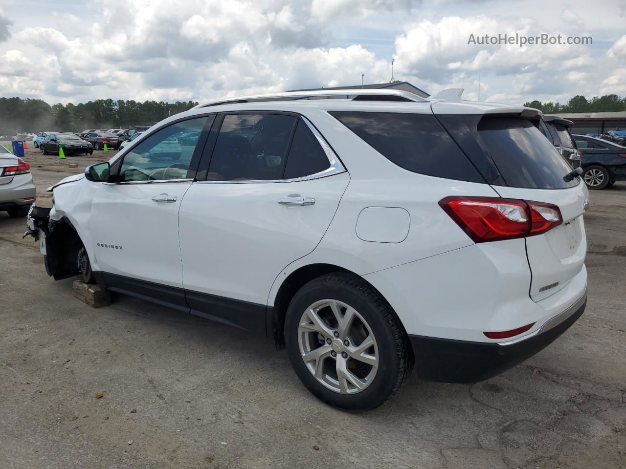 2018 Chevrolet Equinox Premier White vin: 2GNAXMEV5J6189076