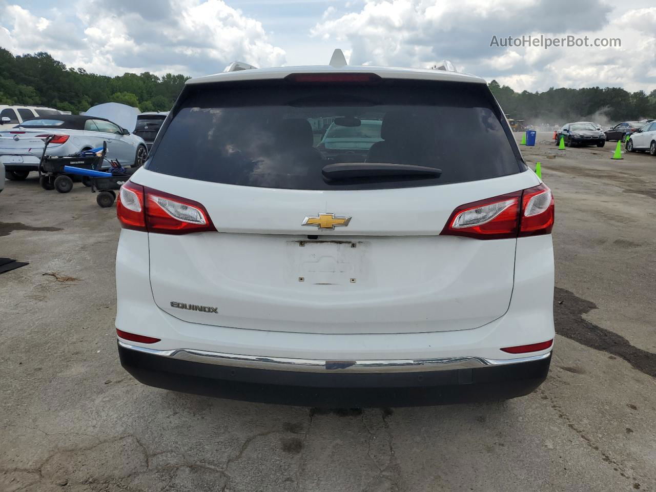 2018 Chevrolet Equinox Premier White vin: 2GNAXMEV5J6189076