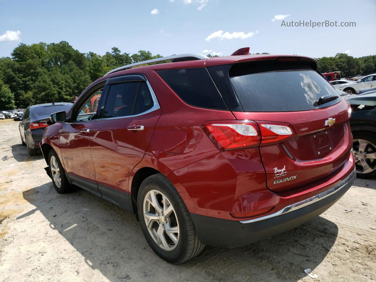 2018 Chevrolet Equinox Premier Красный vin: 2GNAXMEV5J6261877