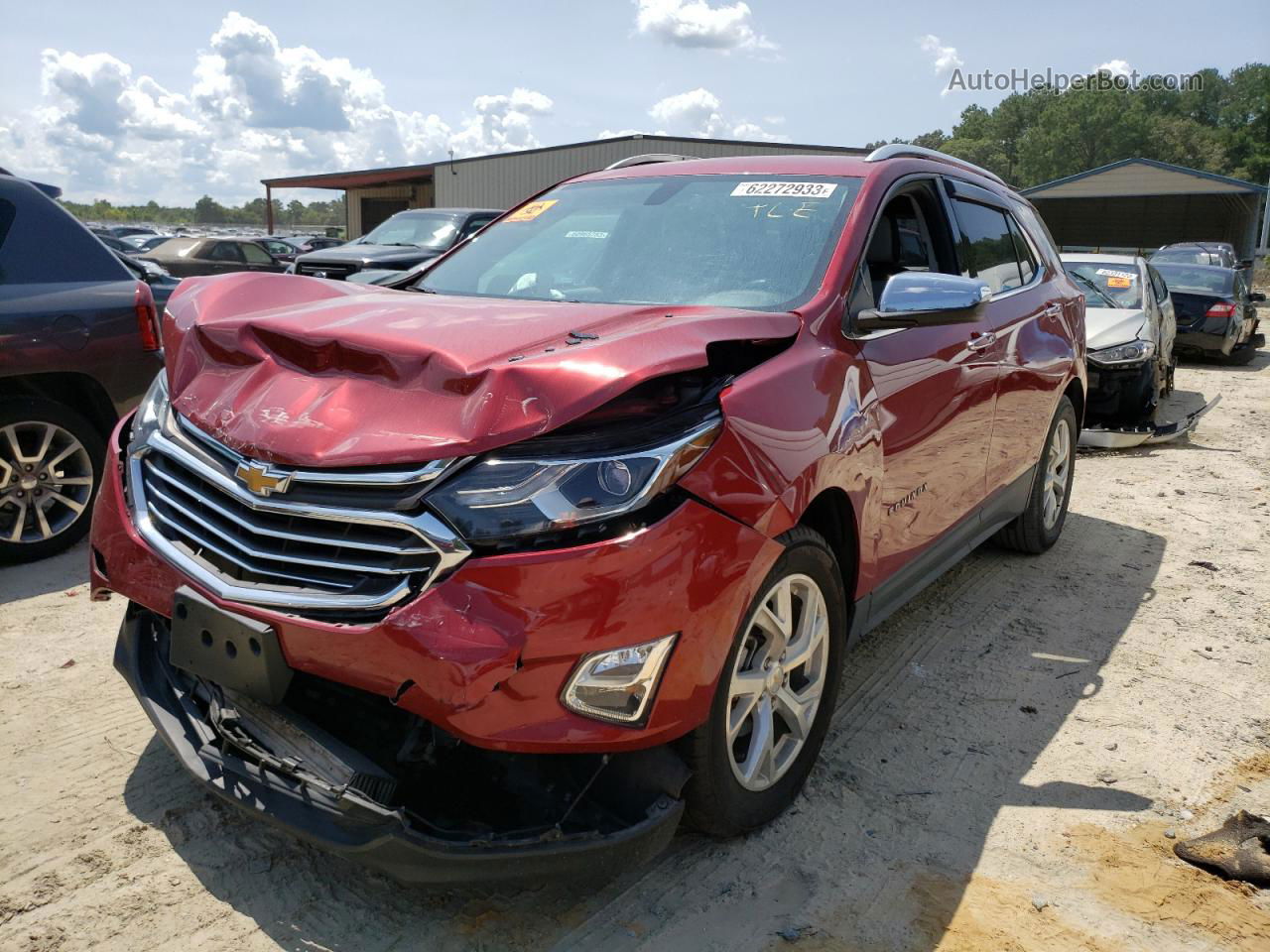 2018 Chevrolet Equinox Premier Красный vin: 2GNAXMEV5J6261877