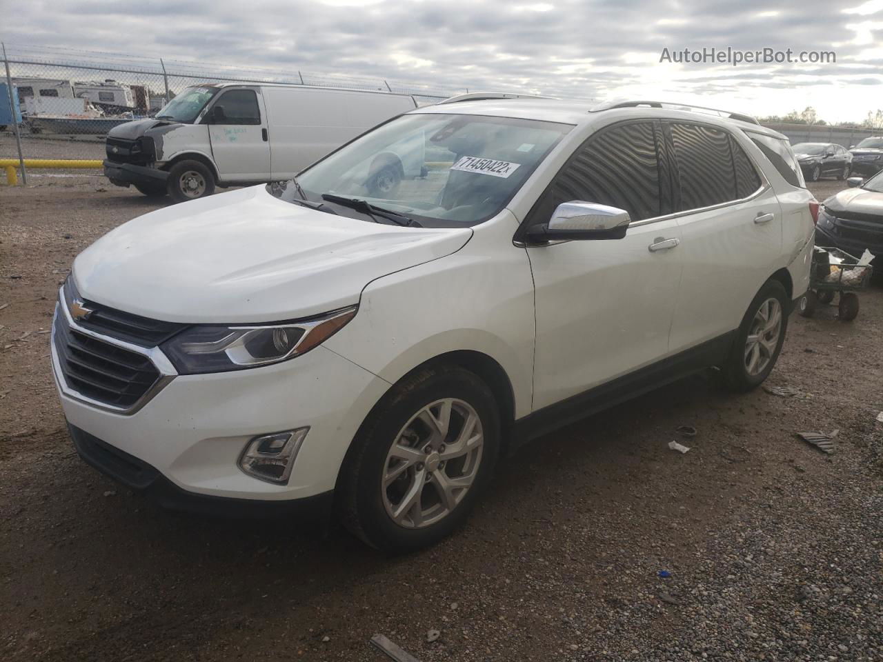 2018 Chevrolet Equinox Premier White vin: 2GNAXMEV6J6105508