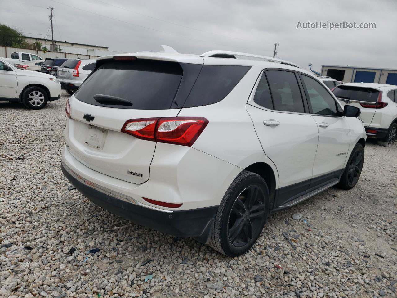 2018 Chevrolet Equinox Premier White vin: 2GNAXMEV6J6318541