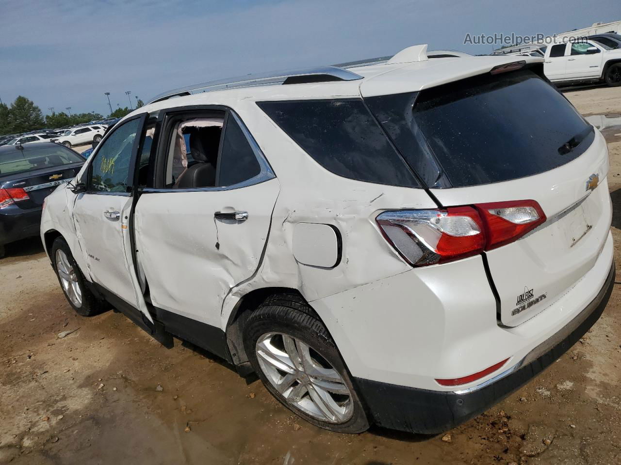 2018 Chevrolet Equinox Premier White vin: 2GNAXMEV7J6153762