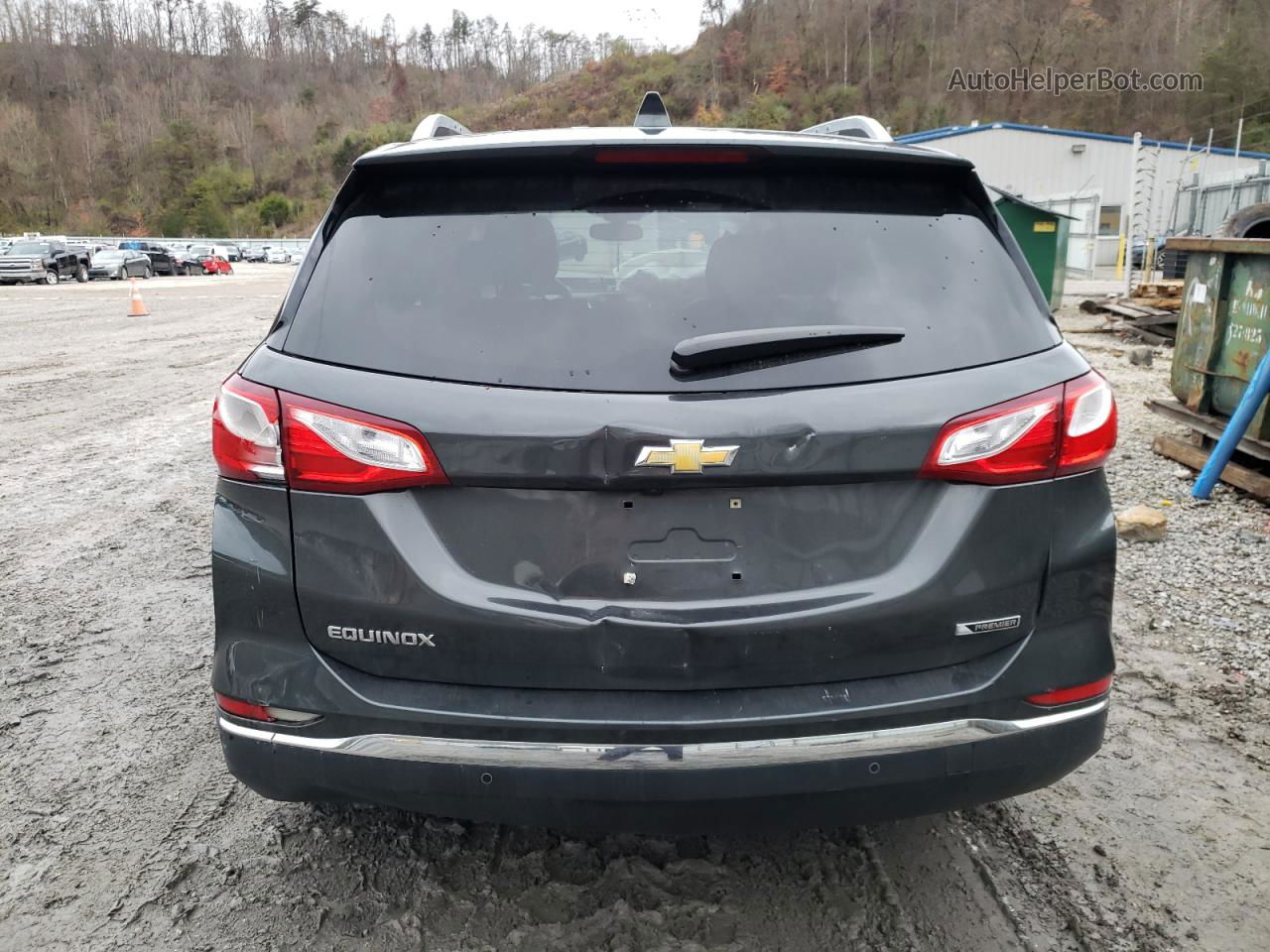 2018 Chevrolet Equinox Premier Серый vin: 2GNAXMEV8J6269391