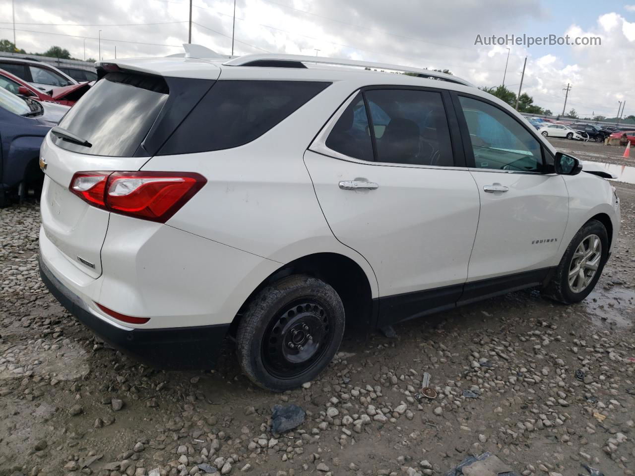 2018 Chevrolet Equinox Premier White vin: 2GNAXMEV8J6287244