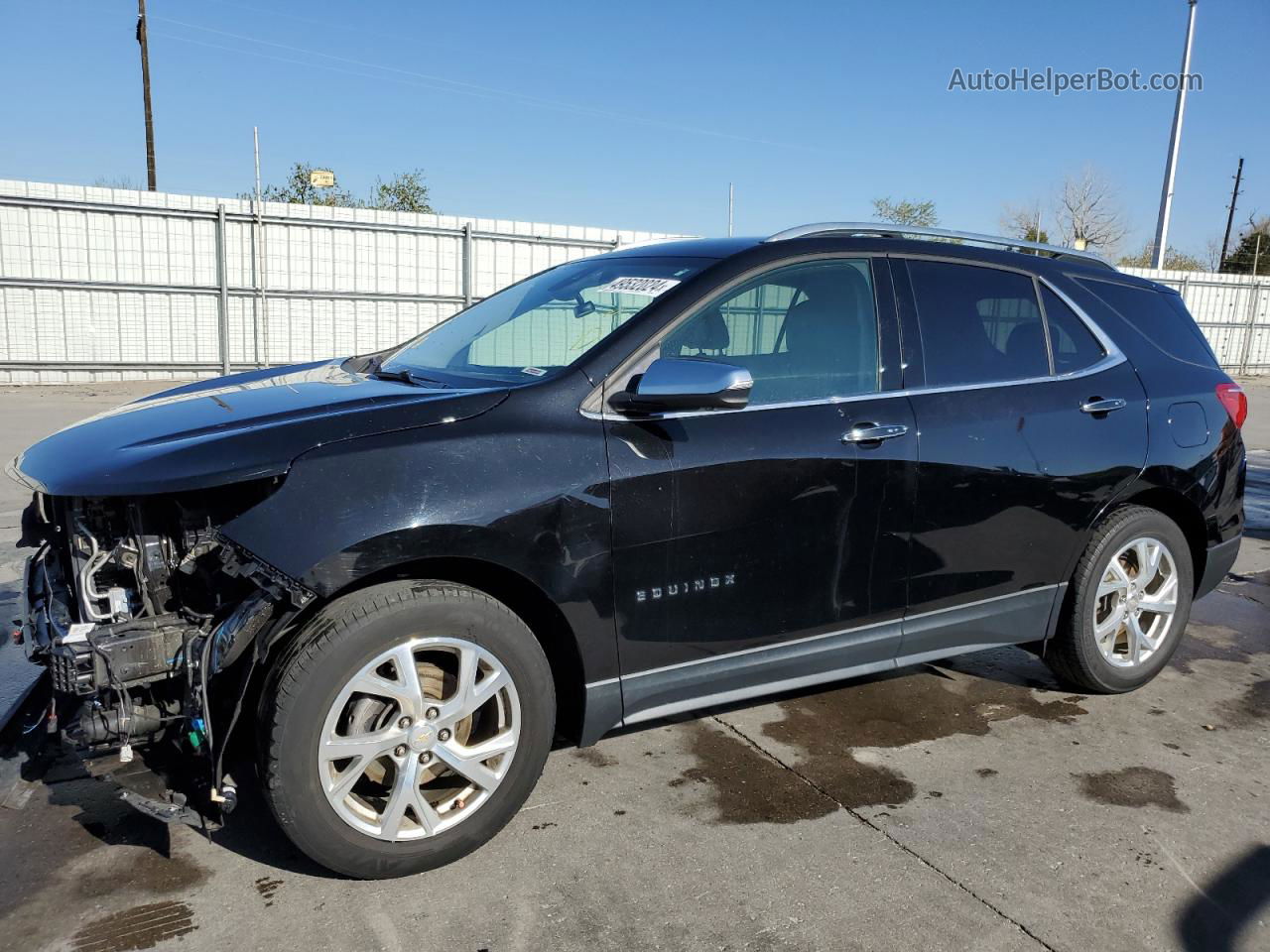 2018 Chevrolet Equinox Premier Black vin: 2GNAXMEV8J6344655