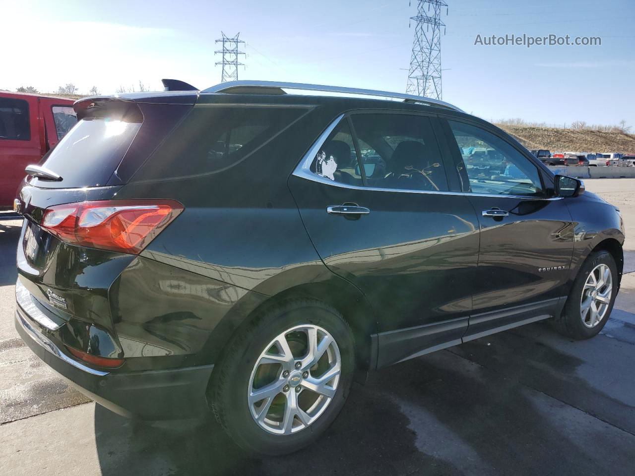 2018 Chevrolet Equinox Premier Black vin: 2GNAXMEV8J6344655