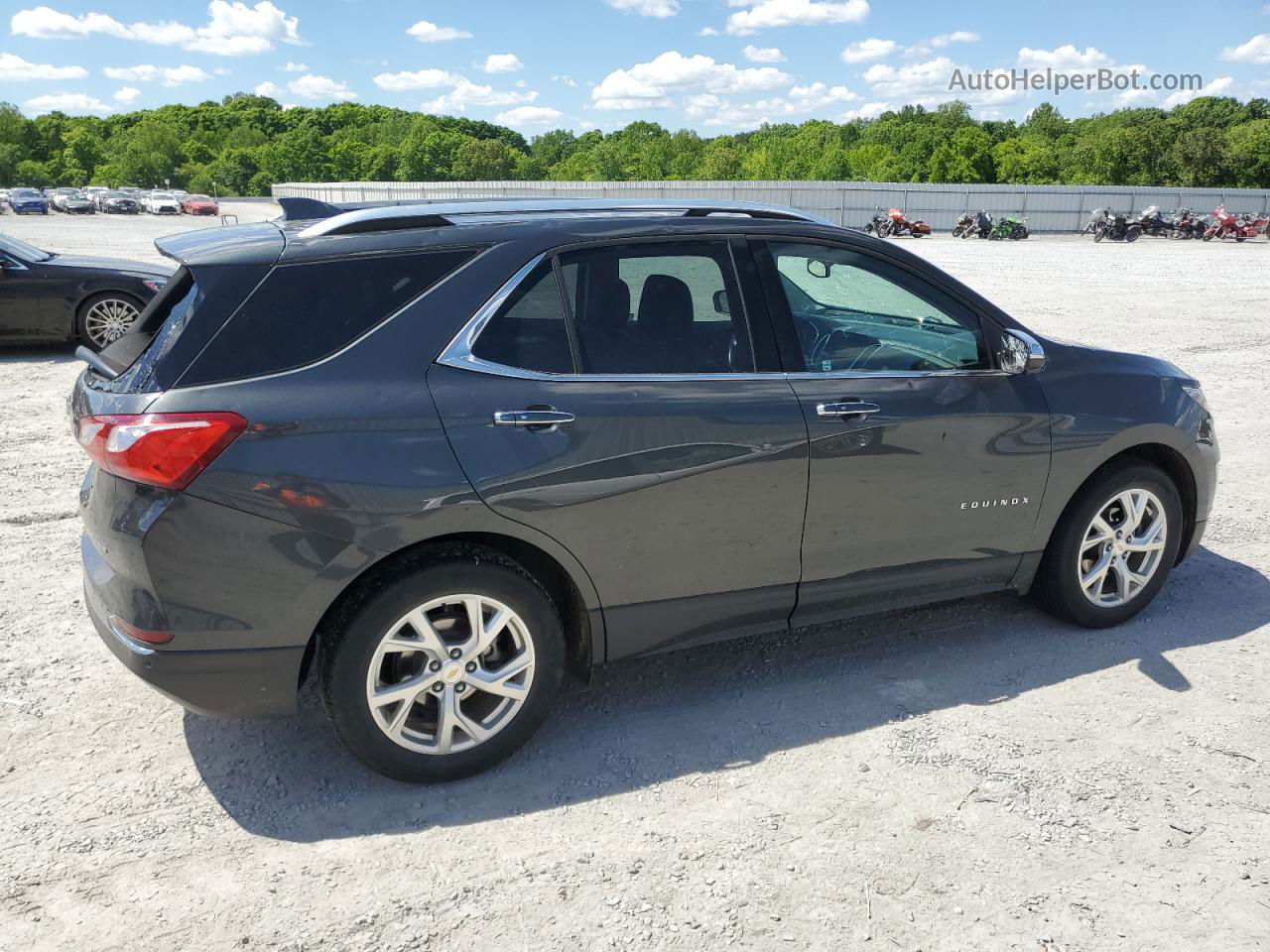 2019 Chevrolet Equinox Premier Gray vin: 2GNAXNEV7K6111275