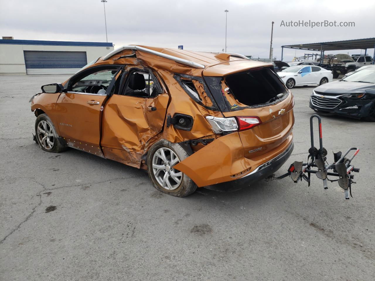 2019 Chevrolet Equinox Premier Оранжевый vin: 2GNAXNEV9K6242935