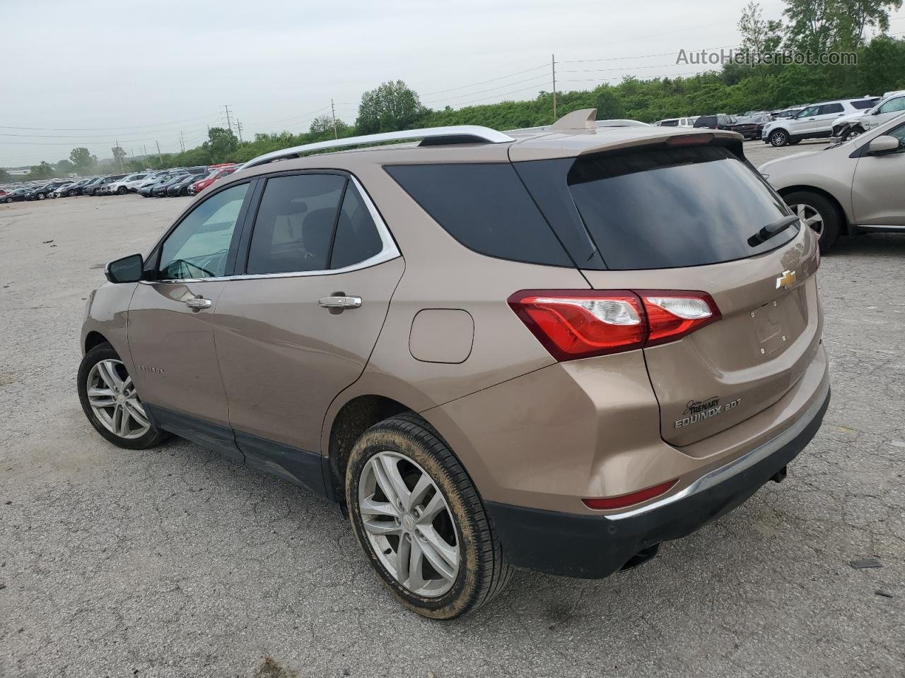 2018 Chevrolet Equinox Premier Brown vin: 2GNAXNEX3J6180285