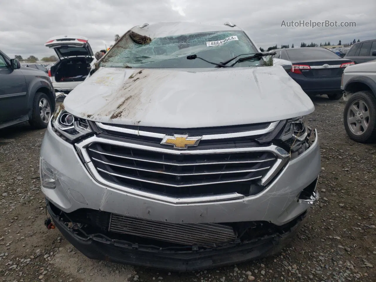 2018 Chevrolet Equinox Premier Silver vin: 2GNAXNEX8J6318547