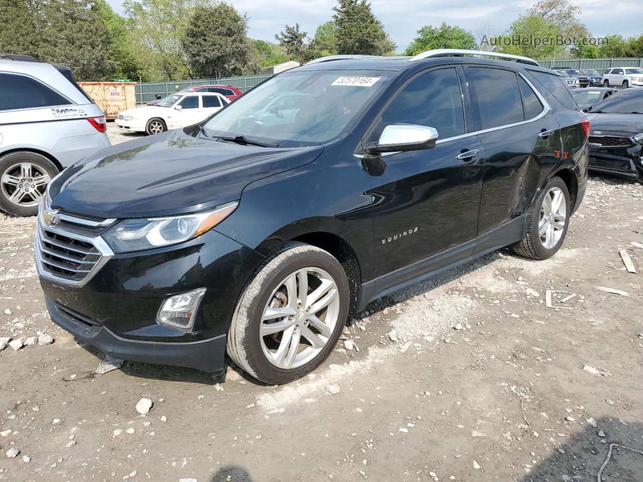 2018 Chevrolet Equinox Premier Black vin: 2GNAXNEX9J6265955