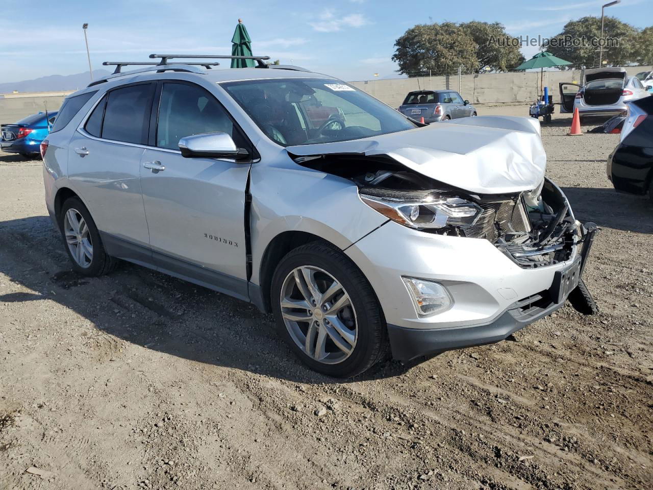 2019 Chevrolet Equinox Premier Silver vin: 2GNAXPEX0K6104777