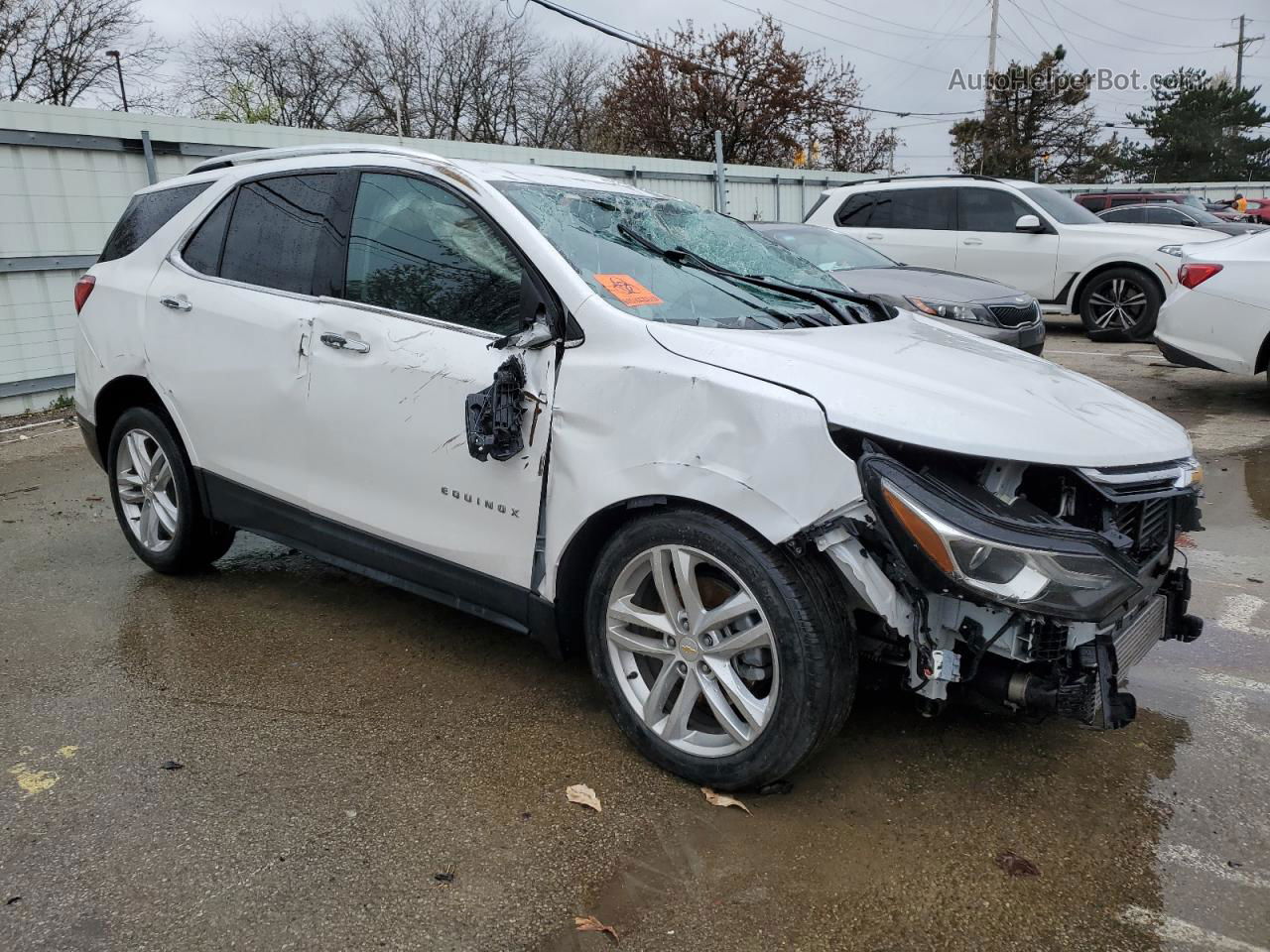 2020 Chevrolet Equinox Premier White vin: 2GNAXPEX1L6140995