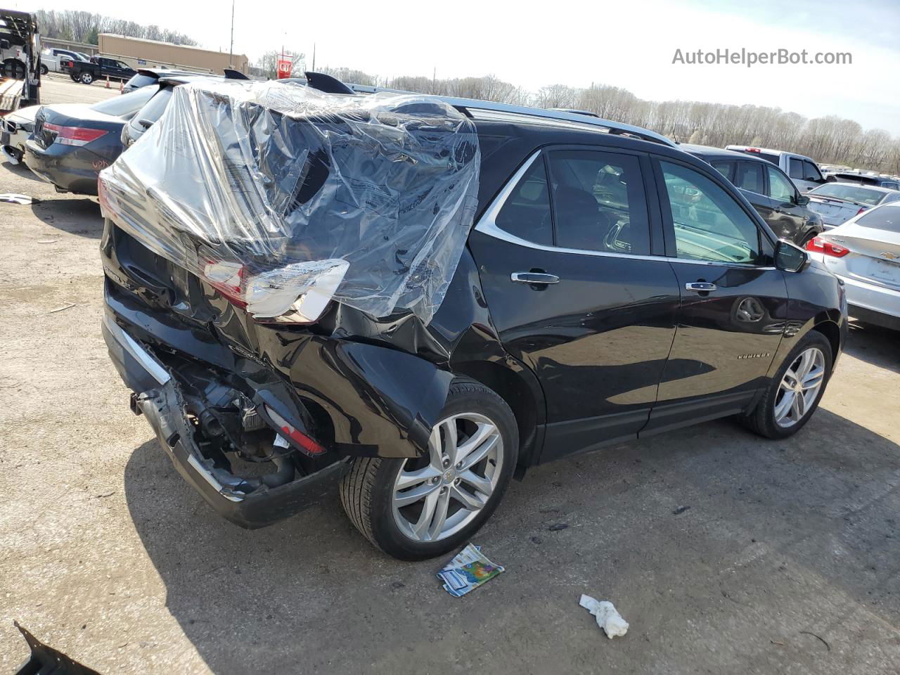 2020 Chevrolet Equinox Premier Black vin: 2GNAXPEX2L6145056