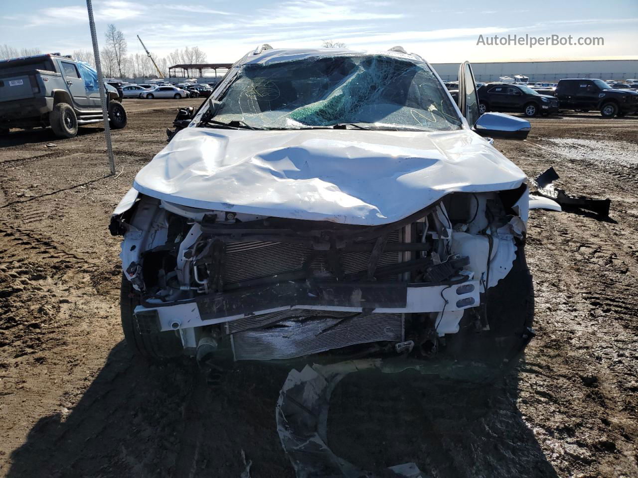 2019 Chevrolet Equinox Premier White vin: 2GNAXPEX4K6208740