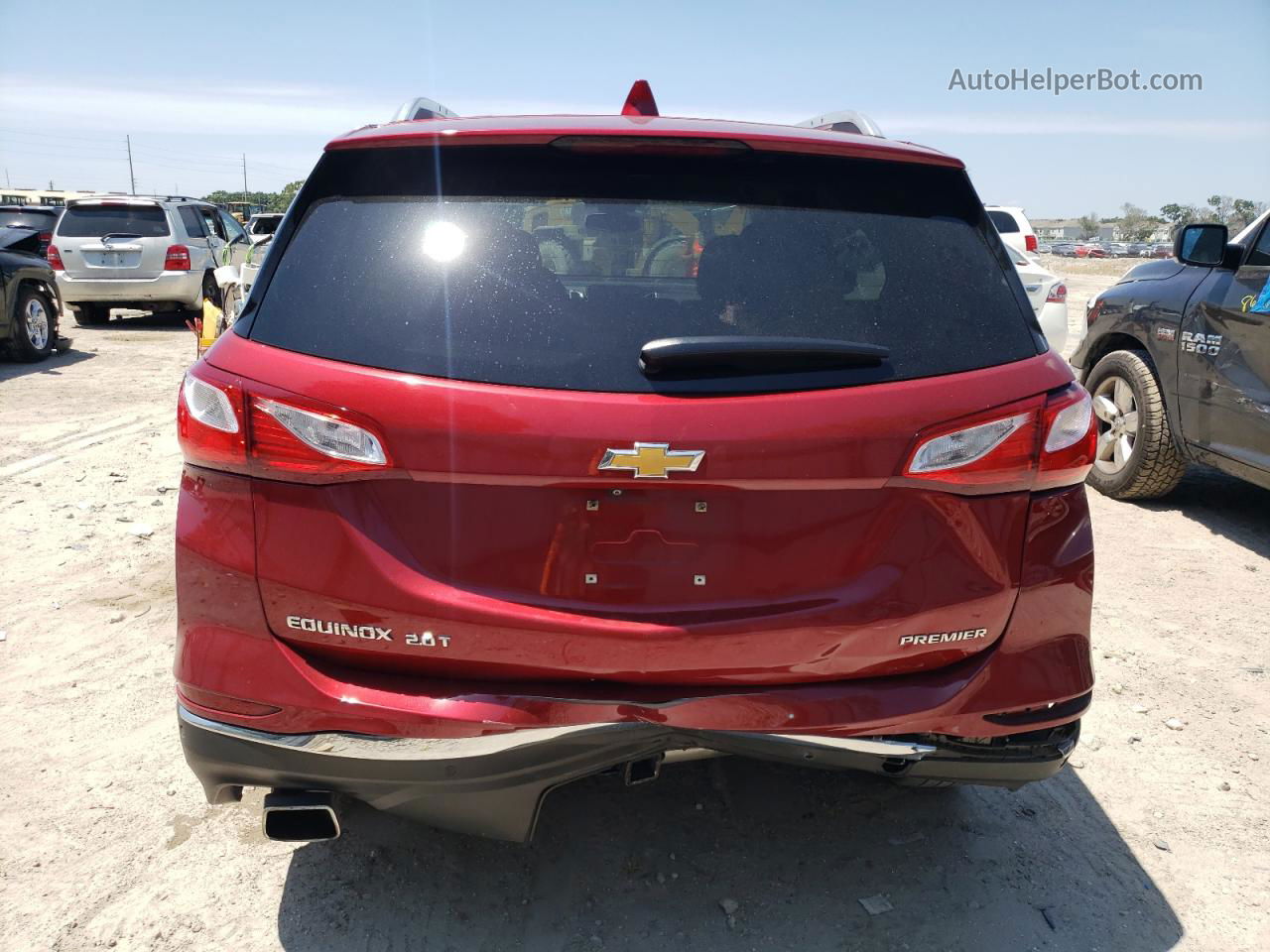 2020 Chevrolet Equinox Premier Красный vin: 2GNAXPEX5L6235530