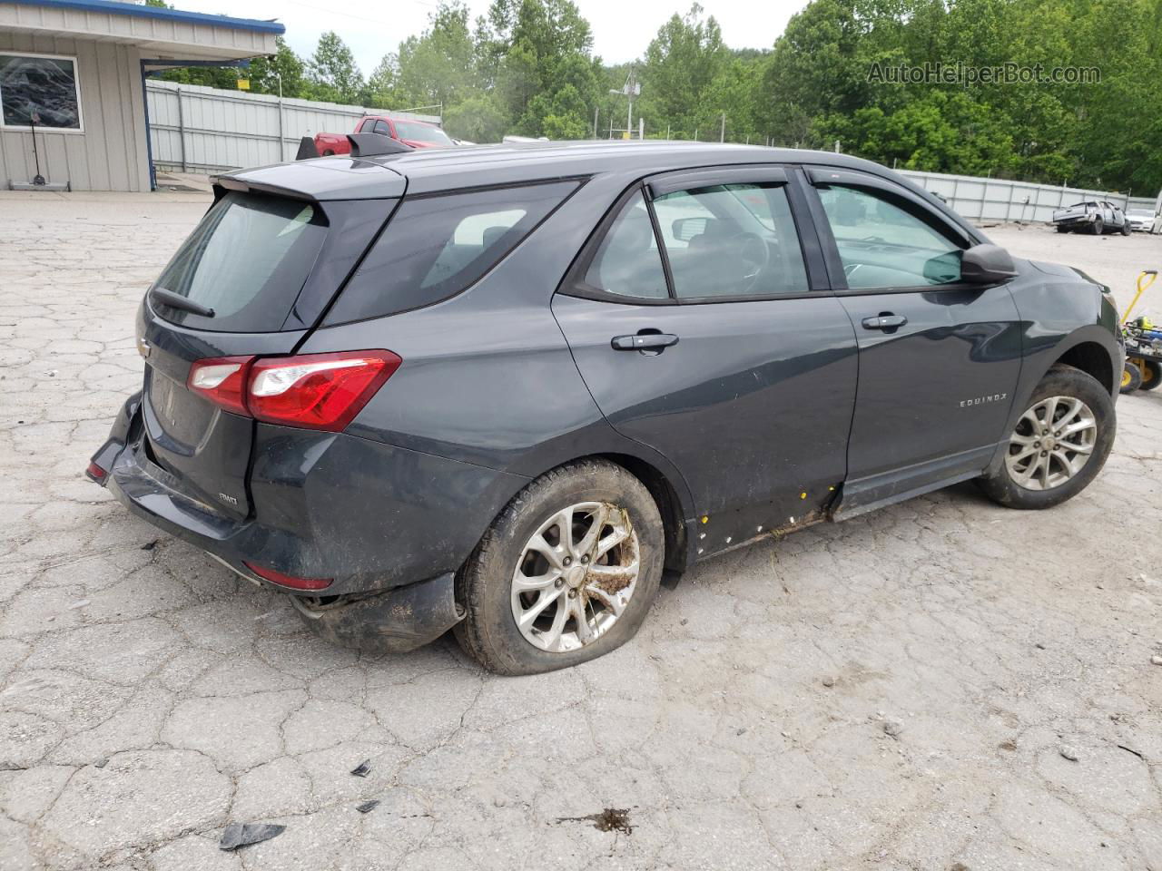 2018 Chevrolet Equinox Ls Gray vin: 2GNAXREV0J6114296