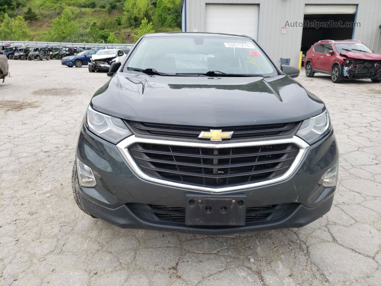 2018 Chevrolet Equinox Ls Gray vin: 2GNAXREV0J6114296