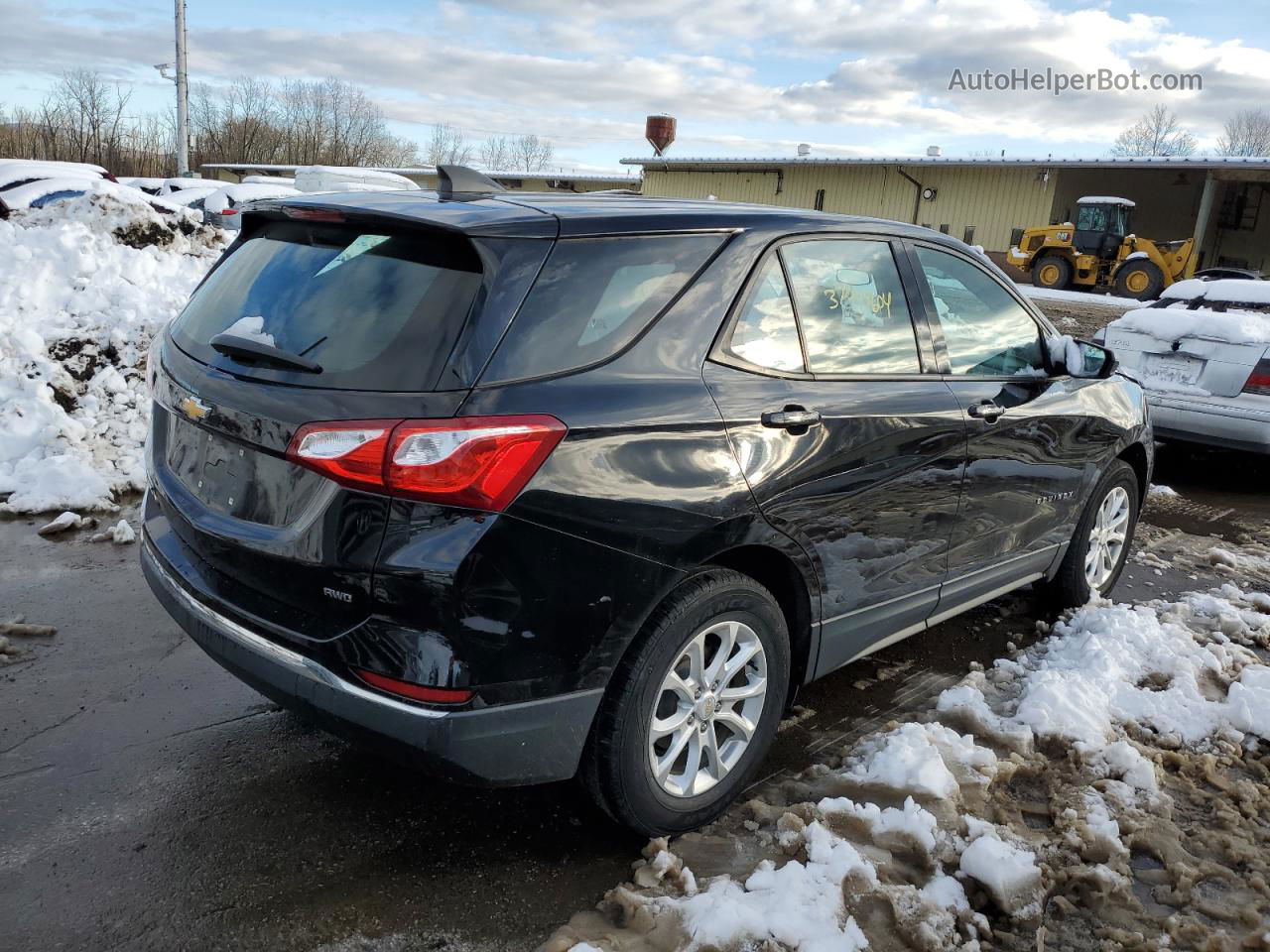 2018 Chevrolet Equinox Ls Black vin: 2GNAXREV2J6250087