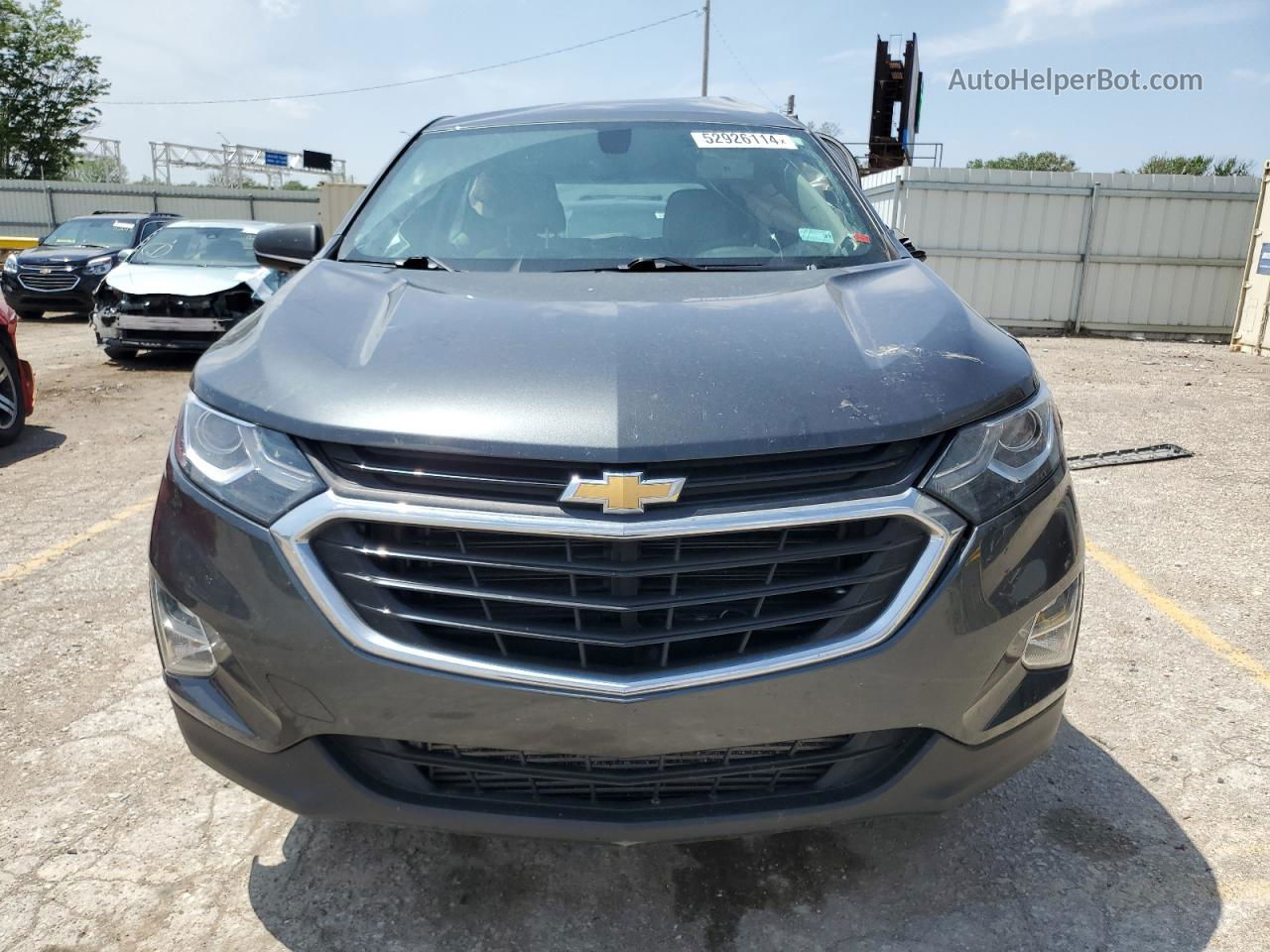 2018 Chevrolet Equinox Ls Gray vin: 2GNAXREV3J6108430