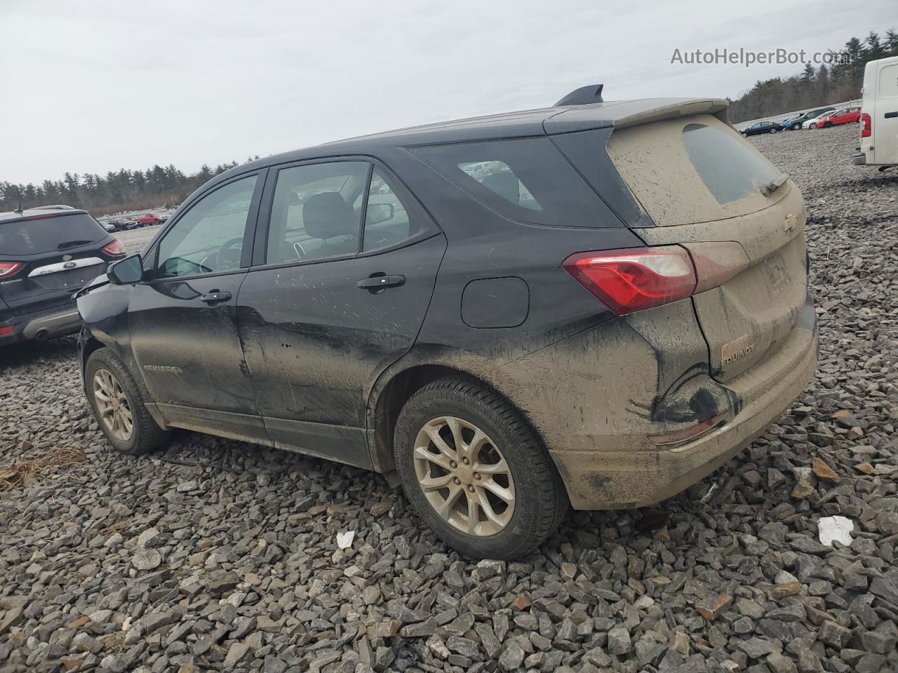 2018 Chevrolet Equinox Ls Черный vin: 2GNAXREV3J6161743