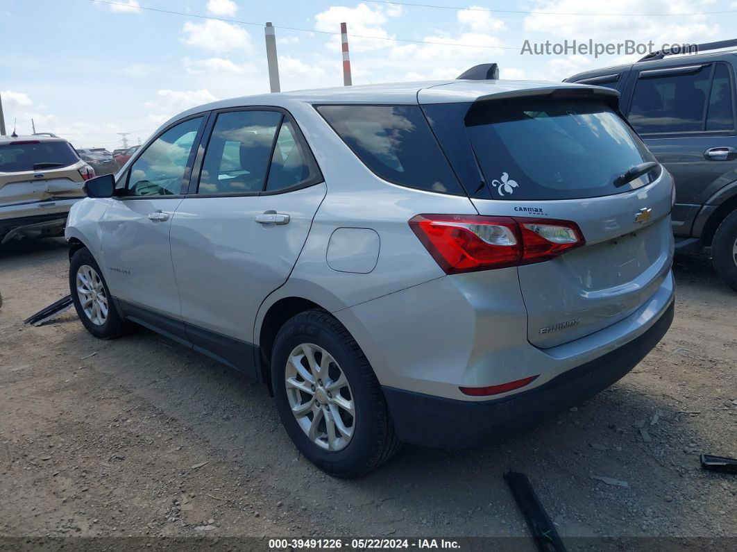 2018 Chevrolet Equinox Ls Silver vin: 2GNAXREV3J6348111