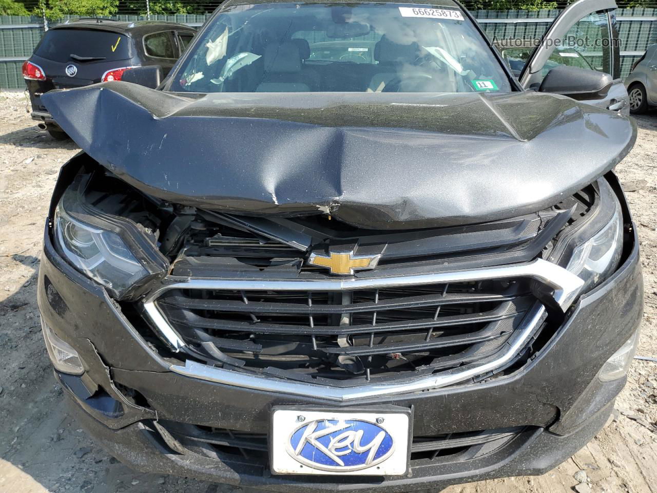 2018 Chevrolet Equinox Ls Charcoal vin: 2GNAXREV7J6256130