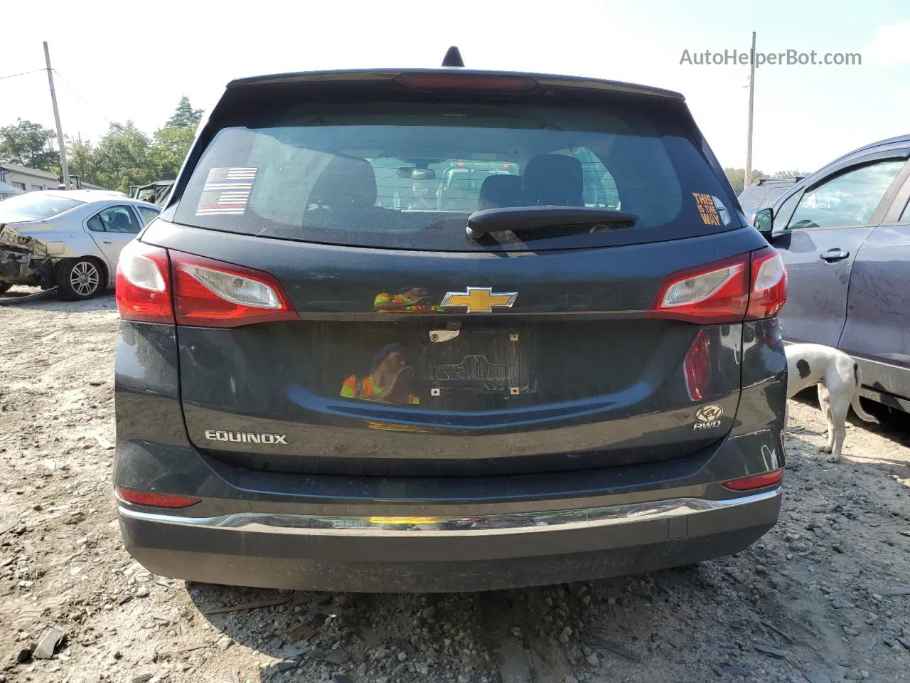 2018 Chevrolet Equinox Ls Charcoal vin: 2GNAXREV7J6256130