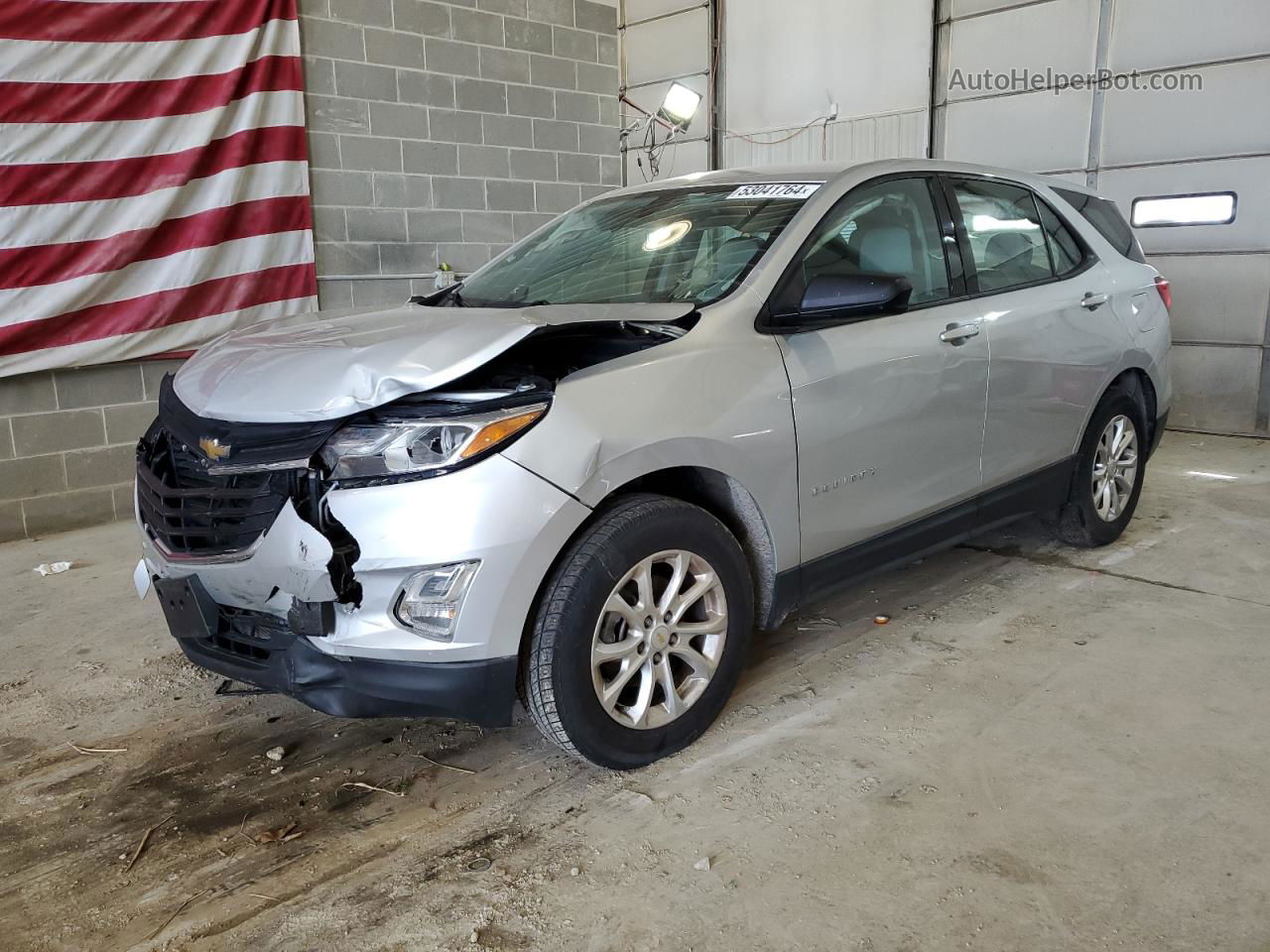 2018 Chevrolet Equinox Ls Gray vin: 2GNAXREV9J6147104