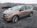 2018 Chevrolet Equinox Ls Brown vin: 2GNAXREV9J6289047