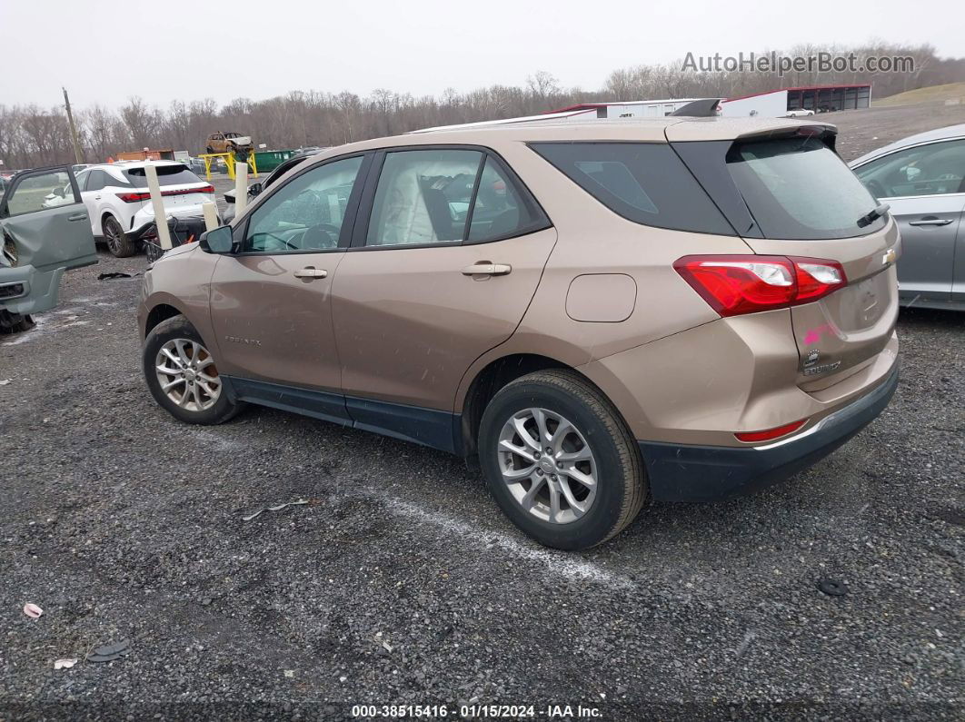 2018 Chevrolet Equinox Ls Brown vin: 2GNAXREV9J6289047