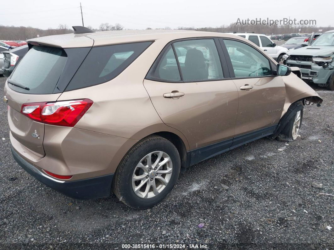 2018 Chevrolet Equinox Ls Коричневый vin: 2GNAXREV9J6289047