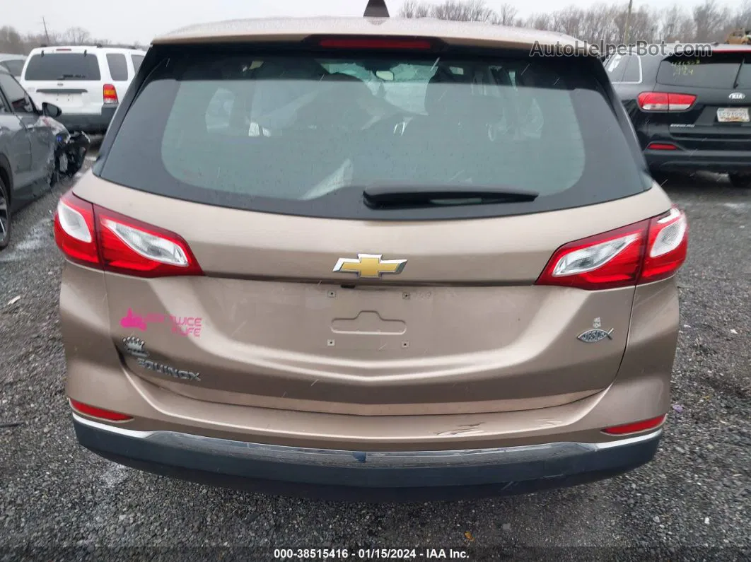 2018 Chevrolet Equinox Ls Коричневый vin: 2GNAXREV9J6289047