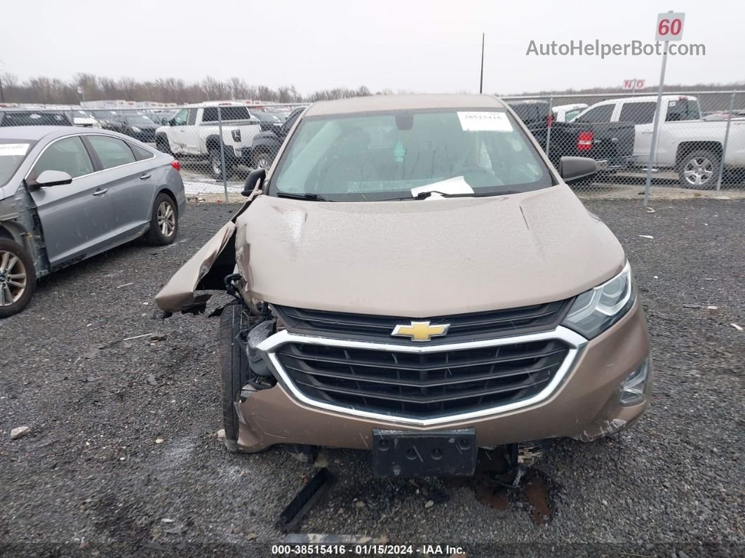 2018 Chevrolet Equinox Ls Коричневый vin: 2GNAXREV9J6289047