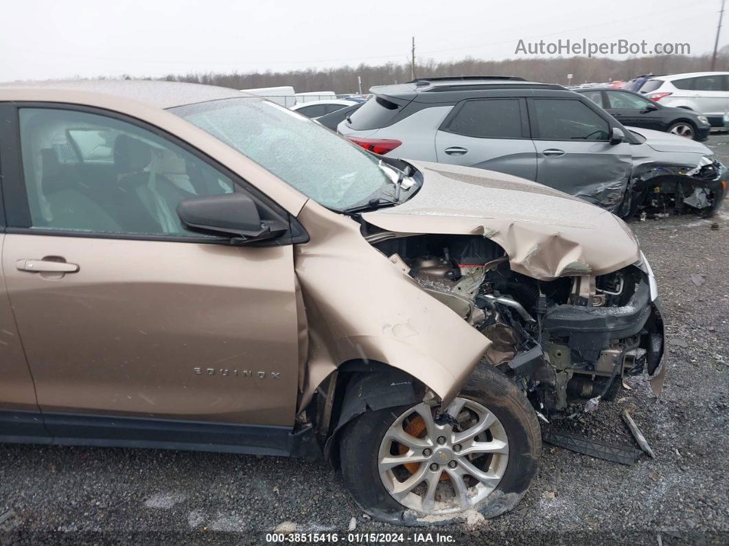 2018 Chevrolet Equinox Ls Brown vin: 2GNAXREV9J6289047