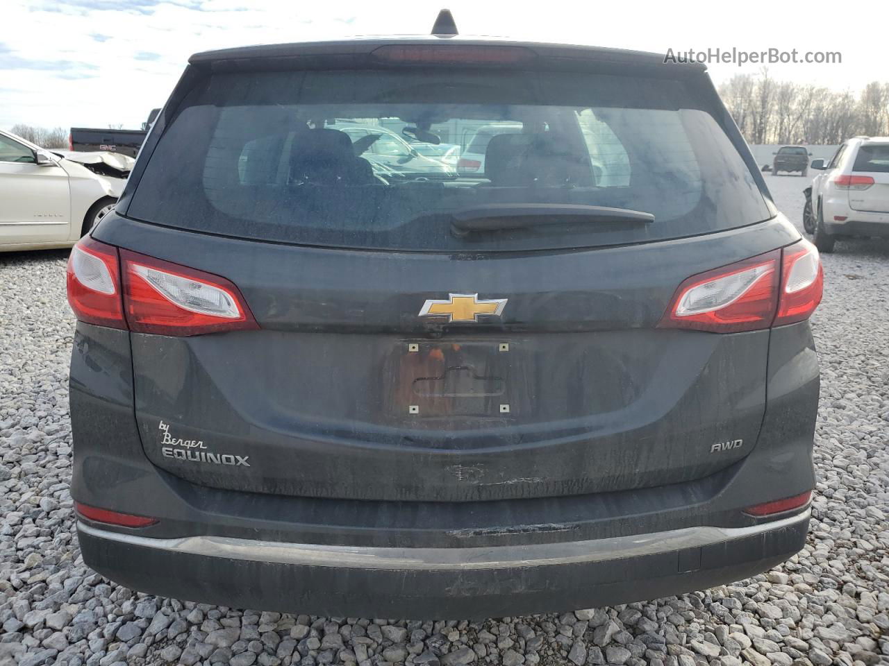 2018 Chevrolet Equinox Ls Gray vin: 2GNAXREVXJ6305269